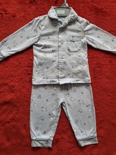 Baby Boys Animal Themed Pj's Size 9-12 Brand Nutmeg Ex Con B35