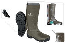 DELTA PLUS SAFETY WELLIES  SIZE 7 WELLINGTONS WATERPROOF BOOTS STEEL TOE CAP