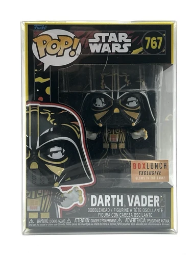 BoxLunch Exclusive Star Wars Funko Pop! Darth Vader Retro Glow In The Dark #767