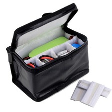 Lipo Battery Safe Bag Fireproof Explosion-Proof Bag Organizer for Storage Charge