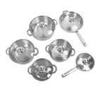 Stainless Steel Pots And Pans Set Cookware Set With Lids 6 Pcs Long Lasting For