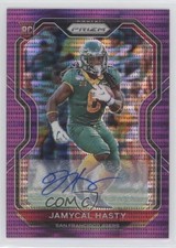 2020 Panini Prizm Rookie Purple Pulsar Prizm Auto Jamycal Hasty #303 Auto nd3