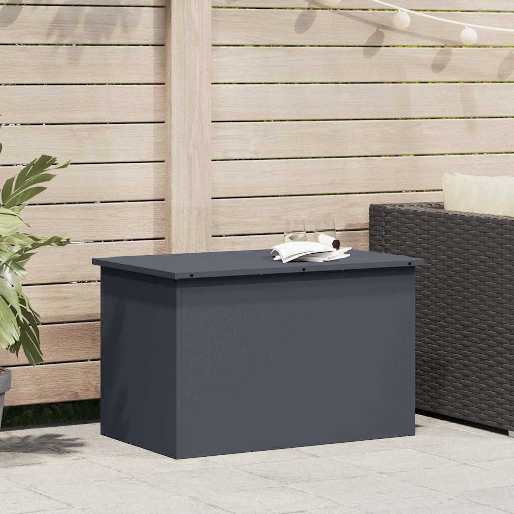 Cassapanca da Esterno Antracite 80x50x50 cm | Box Porta Attrezzi