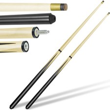 Pool Cue Stick Billairds Cue Stick with 11mm Fiber Leather tip Pool Stick 36i...