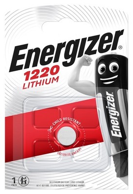 2 x Energizer CR 1220 Lithium Batterie Knopfzelle DL1220 3V 37mAh Auto LED