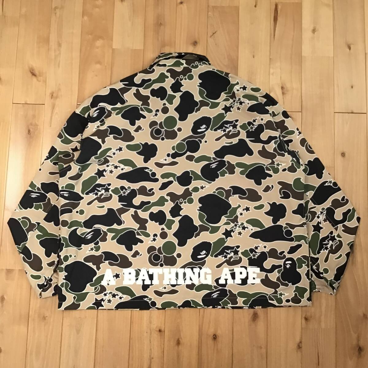 BAPE College logo coach jacket STA CAMO A Bathing Ape Size M | eBay