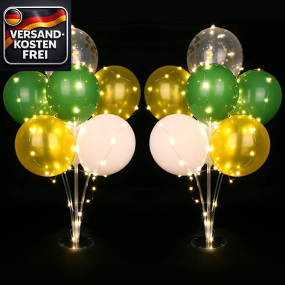 Wiederverwendbares Ballonhalter-Set für Tischdeko Kinderpartys Hochzeiten