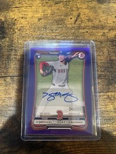 2026 Bowman Connelly Early - Purple Auto 243/250 - RC  - Red Sox