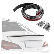 4.9Ft Car Rear Spoiler - 3D Glossy Roof Spoiler Trunk Spoiler Lip Carbon Fiber