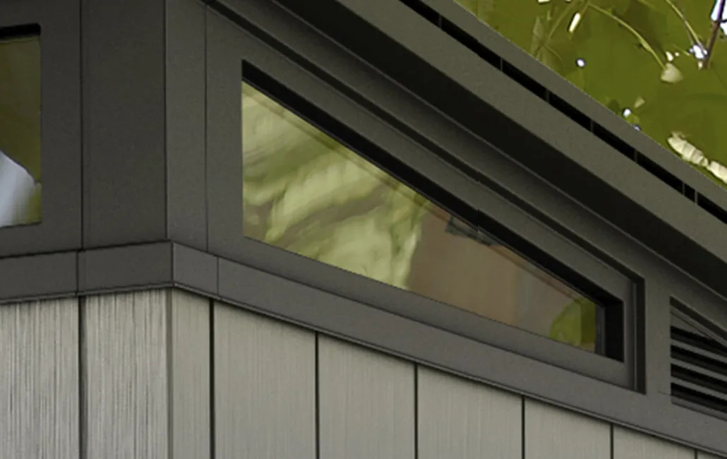 Keter Artisan 77 Gartenhaus - 214x218x226cm - Pultdach