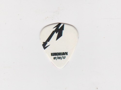METALLICA TOUR GUITAR PICK KOBENHAVN Copenhagen 07/02/17 Worldwired February 7 - Picture 1 of 2