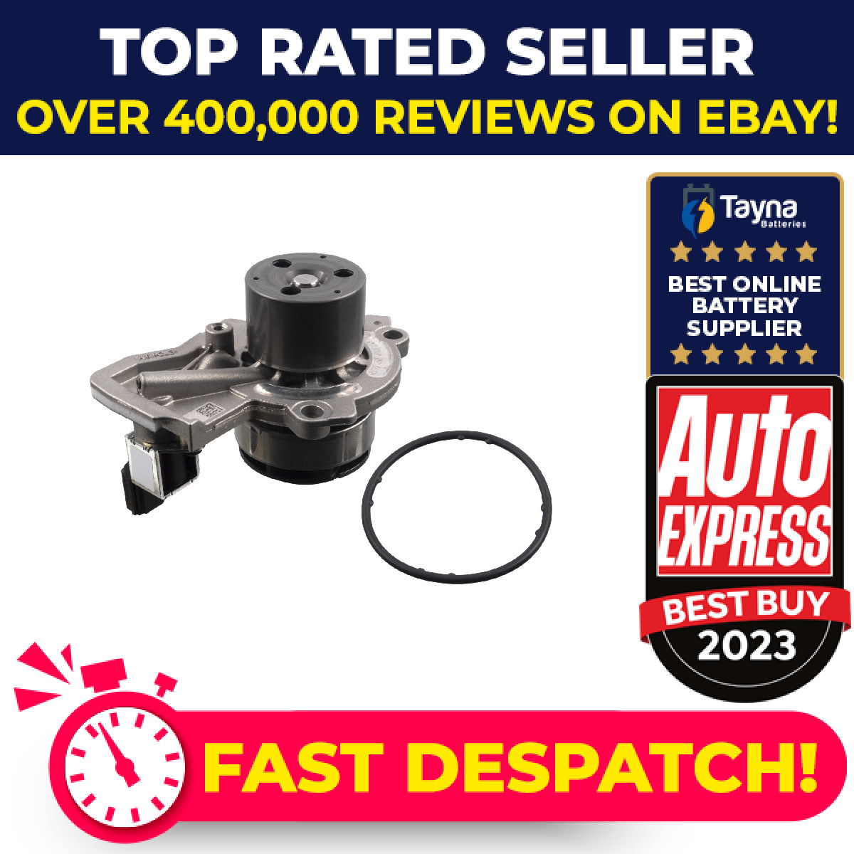 Water Pump fits SEAT TOLEDO KG3 1.4D 15 to 19 CUSB Coolant 04B121011D 04B121011G