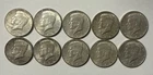 1964 KENNEDY 90% Silver Half Dollar Coins 10 pieces (Lot A)