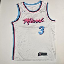 Dwyane Wade Miami Heat Vice City Edition Jersey Men s XL 52 Nike Swingman White