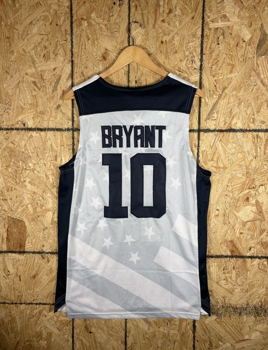 Nike Team USA Basketball Kobe Bryant #10 Jersey Men's Medium White
