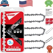 Versatile 24" Chainsaw Chain - .058" Gauge, Perfect for Heavy-Duty Cutting Tasks