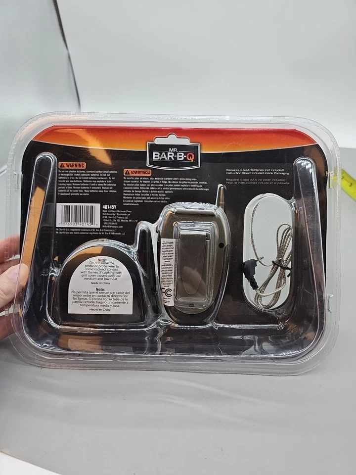 Mr Bar B Q 40145Y 遥控数字肉类温度计温度计带探头 — 第 2/4 张图片