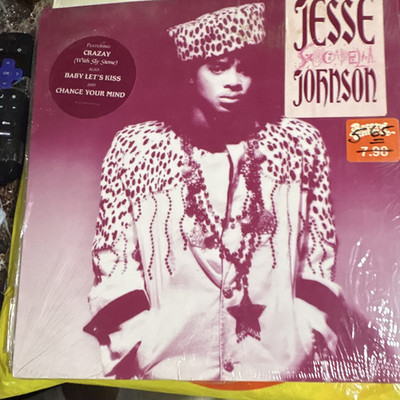 Jesse Johnson Shockadelica 12'' Black Vinyl LP 33 RPM A&M Records Funk Soul R&B