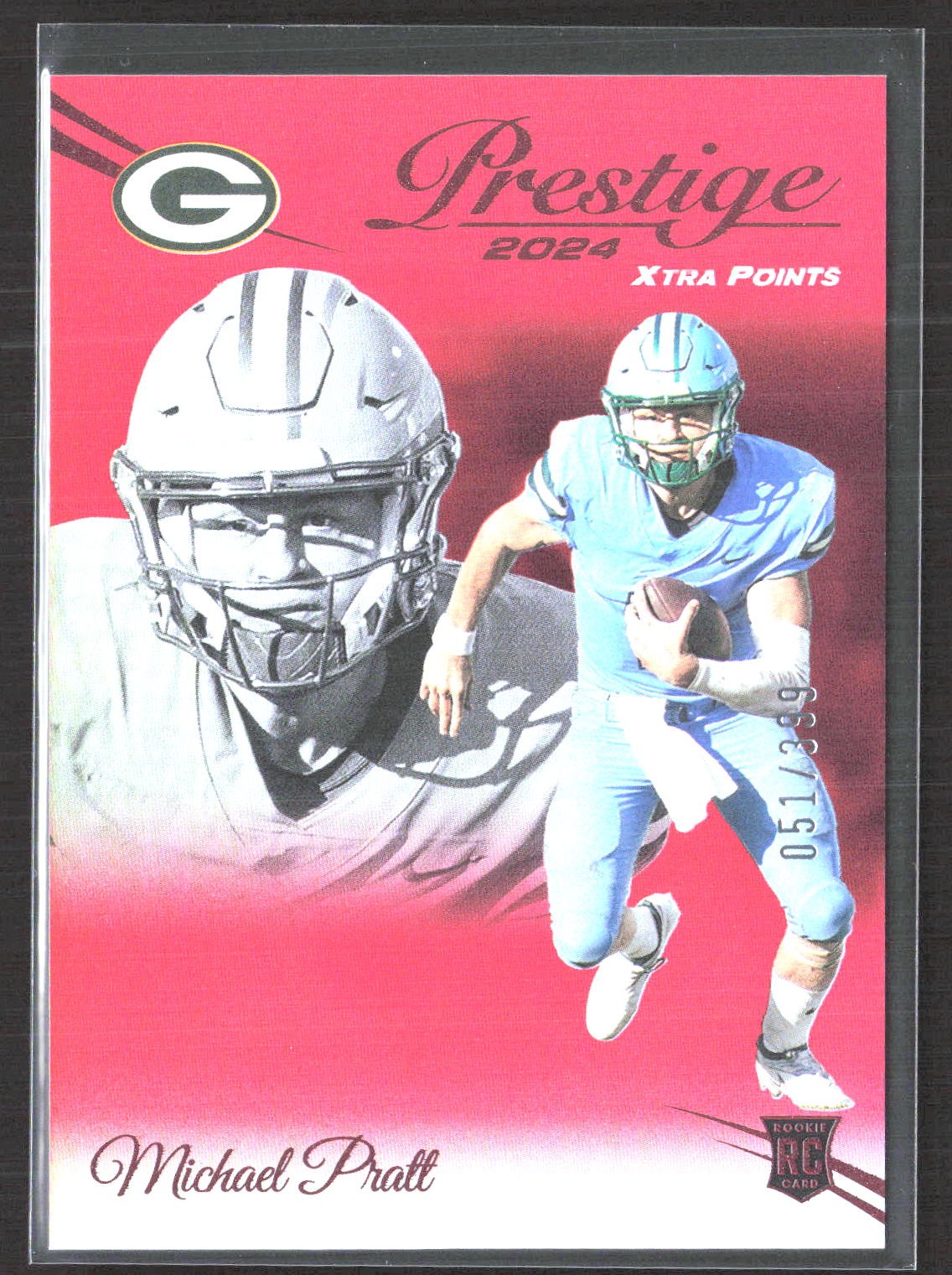 2024 Panini Prestige #380 Michael Pratt Red Premium Xtra Points #/399