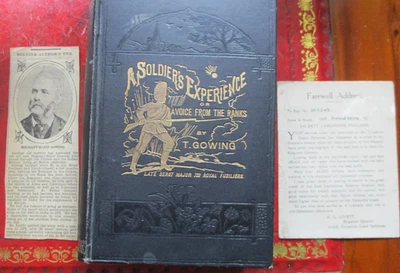 A soldier's Experience or a Voice from the Ranks. T. Gowing. *With Bonus Extras* - Image 1 of 4