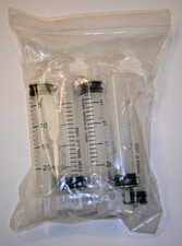 Set of 8 NEW 20ml Syringes, Luer-slip, for Medical, Crafts, Pets non-sterile 