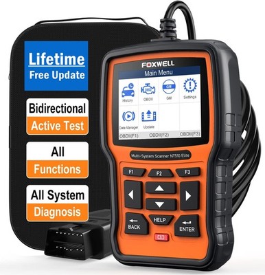 Foxwell NT510 Elite for GM All System Bidirectional OBD2 Diagnostic Scanner TPMS