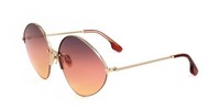 Victoria Beckham VB220S Gold/Grey Red Honey 64/15/140 Damen Sonnenbrillen