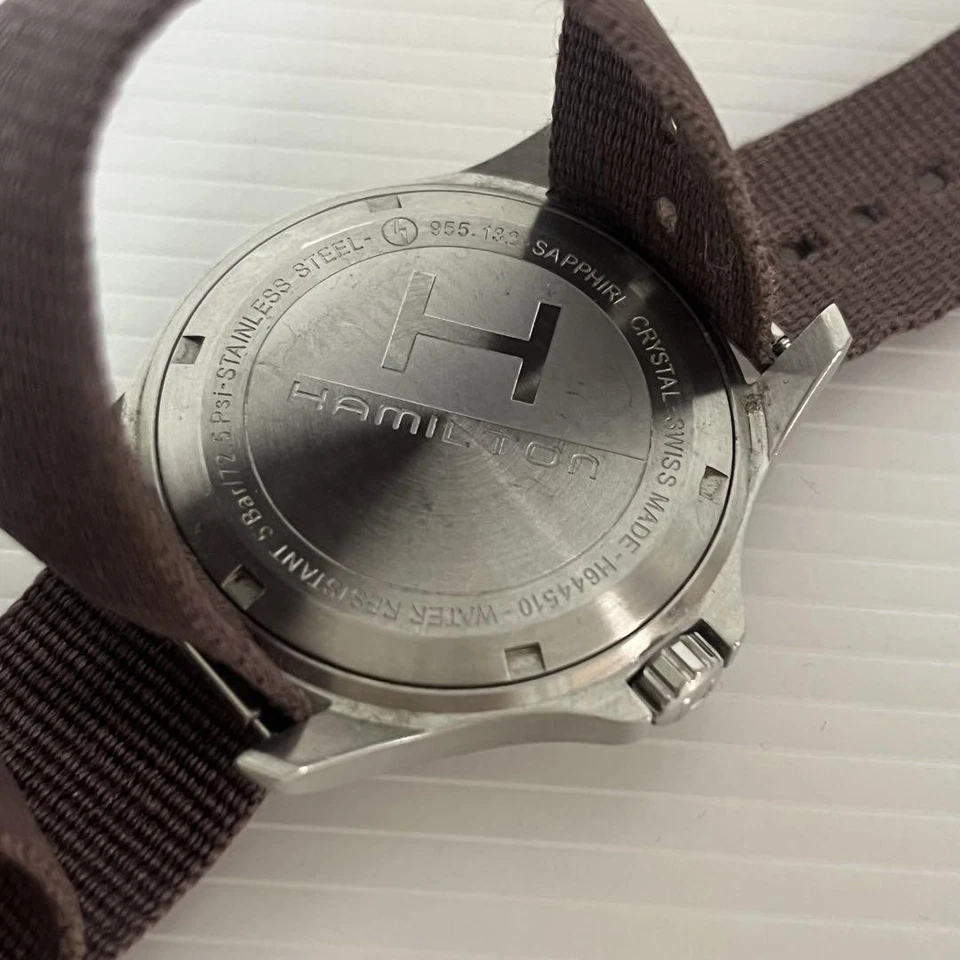 HAMILTON H644510 Khaki King Day Date Quartz Men's Watch [Very good] - Image 3 of 3