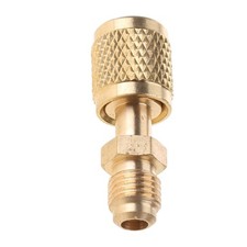 New R410a Brass Adapter Joints 1/4" Male To 5/16" Female Charging Hose To Pump