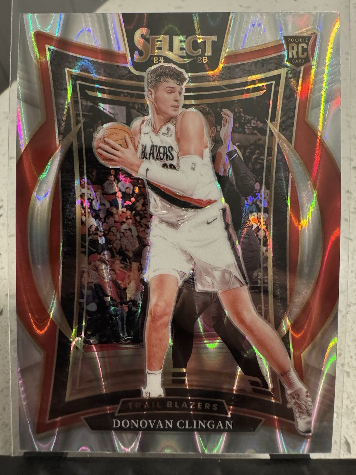 2024-25 Panini Select - Concourse Donovan Clingan #69 Tectonic Prizm (RC)