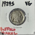 1929 S San Francisco Minted Indian Head Buffalo Nickel - Full Date - Nice Coin