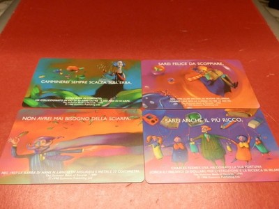 Italy 4 Urmet Type Phone Card! ''Se Series! Complete! NEW!''