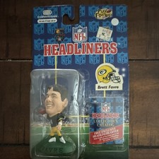 Corinthian NFL Headliners Brett Favre Figurine Green Bay Packers 1996 Boxed