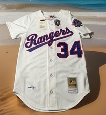 MITCHELL & NESS AUTHENTIC TEXAS RANGERS S $350 RETAIL NOLAN RYAN JERSEY