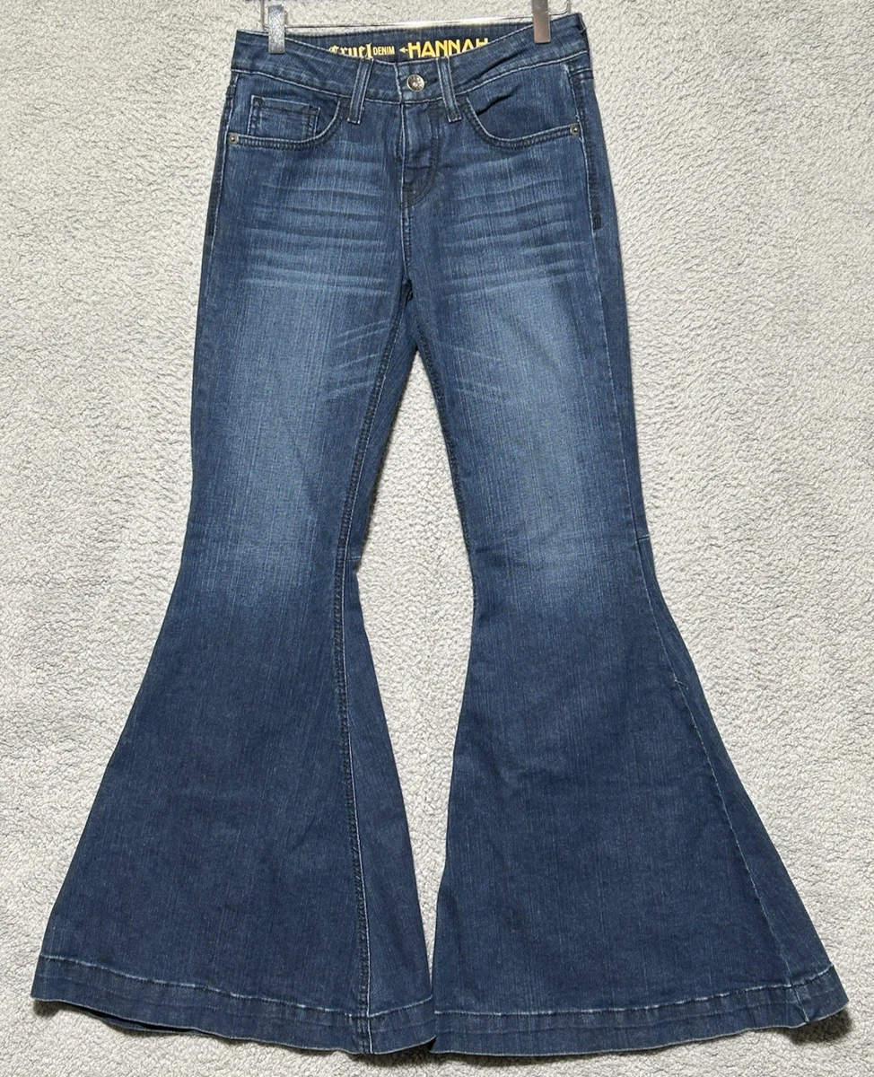 Jeans bootcut poches à rabat ivoire femme | Morgan