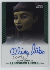 2015 Topps Star Wars Chrome Perspectives: Jedi vs Sith Olivia d'Abo as Auto 4et