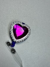 Cute Nurse Retractable Badge Reel Work Felt Heart Valentines Love ID Gift