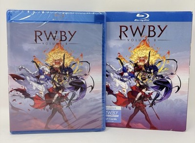 Rwby: Volume 8 - Blu-Ray w/ Slipcover NEW Sealed - Anime 2 Disc
