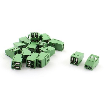 15 Pcs HG129-5.08 2Position 2Pin 5.08mm Screw Terminal Barrier Blocks 300V 20A