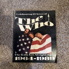 The Who The Kids Are Alright Tour 1964-1989 Concert Program Book
