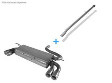  Duplex Racinganlage ab Kat Mini One u. Cooper R50 je 2x76mm rund