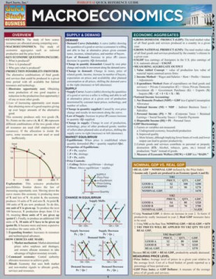Macroeconomics (Quickstudy: Business) - Pamphlet By BarCharts, Inc. - GOOD