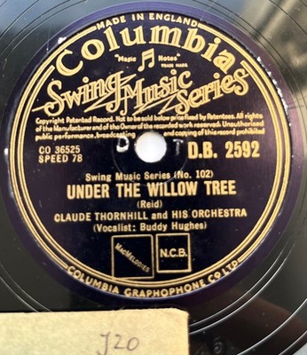 78rpm Columbia SWING Music Series No.101/102 D.B. 2592 CLAUDE THORNHILL Snowfall