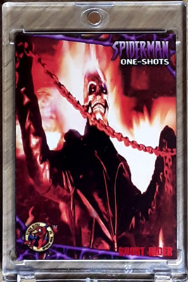 1997 Spider-Man Red Foil Card 15 GHOST RIDER.