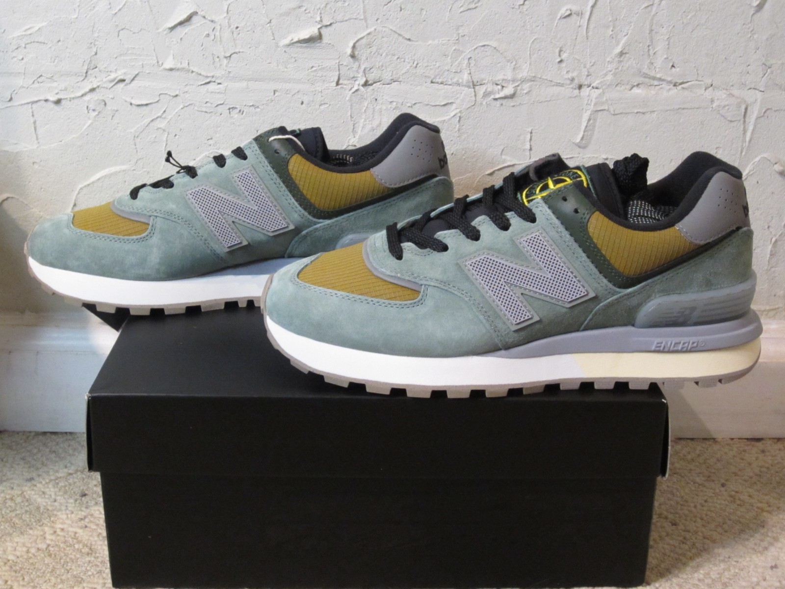 Stone Island x New Balance 574 Legacy U574LGTN Light Green Men's Size 10 NEW! thumbnail 12