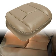 Driver Side Bottom Lower Replacement Leather Seat Cover Medium Neutral Med Tan