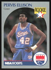 1990-91 NBA Hoops Pervis Ellison RC #257 Sacramento Kings