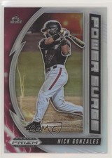 2020 Panini Prizm Draft Picks Power Surge Silver Nick Gonzales #PDP166 0q0m