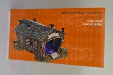 Department 56 Halloween Crow Creek Covered Bridge Accessory Figurine 4030784