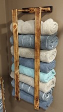 Handmade Wooden Towel Rack